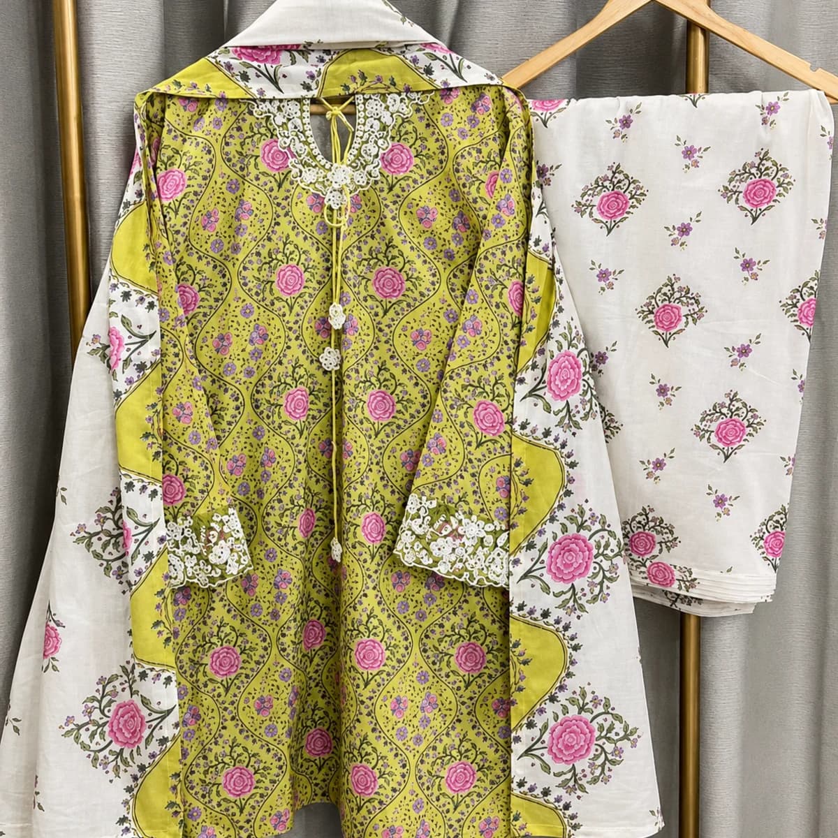 Lime Blossom Boutique Stitched 3 Piece Set