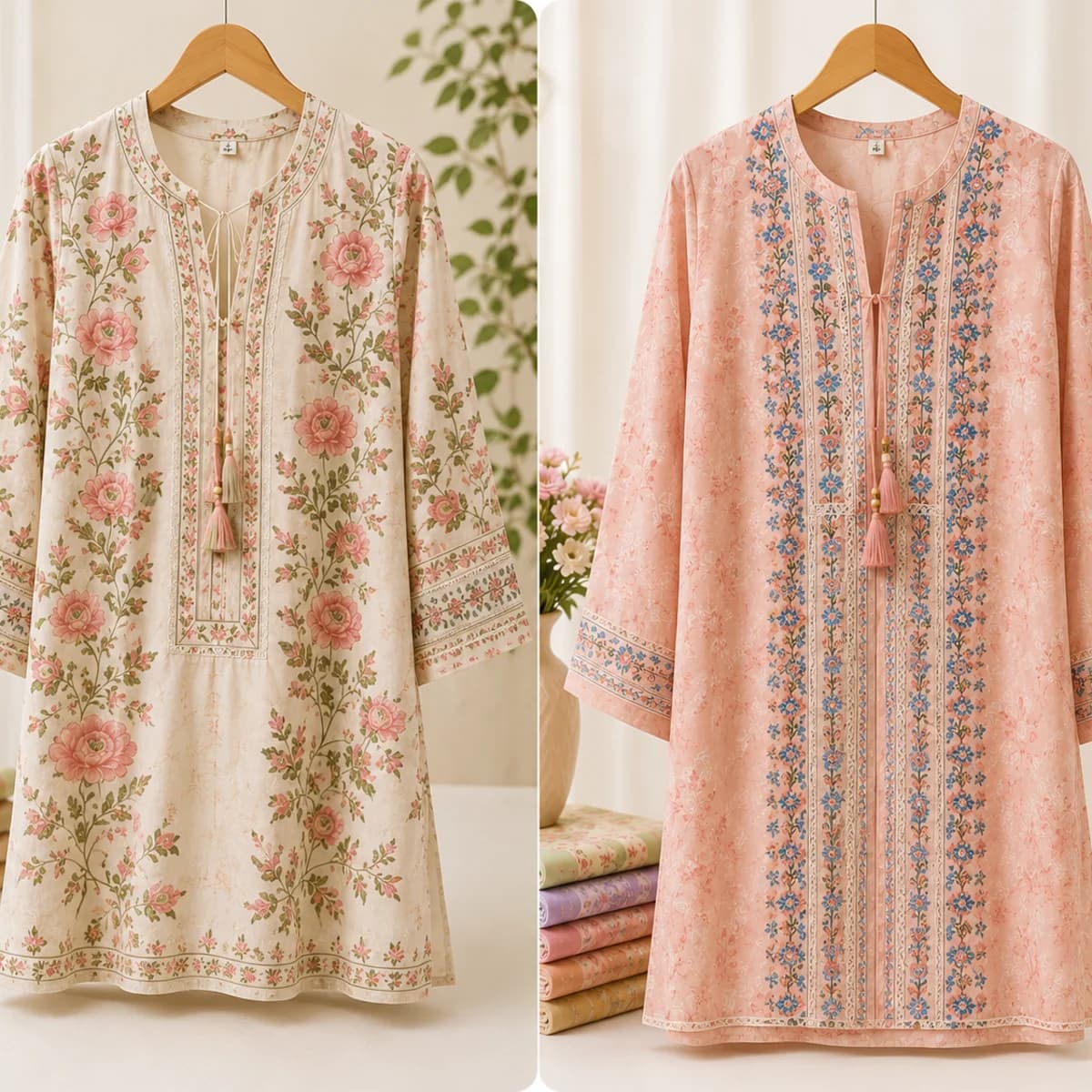 Floral Garden Premium Kurti
